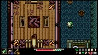 Follow the path to the right of the rope and you can burrow into the ship shown here.