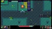 While deep water acts like a pit, you are able to burrow in it.