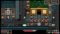 The building in the southwest corner requires two Sparks (orbs next to health) to enter.