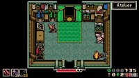 The Atelier shop has a hole in the bottom right, leading to a chest with a Bonestone Gem.