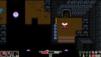 Back in the main part of the cave, the exit here is where you want to go next.