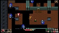Rhene is only able to jump across single tile gaps in the floor.