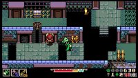 As you press on, enemies that throw spears will pop out of the doors.
