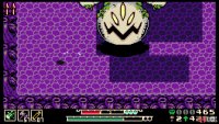 Whenever the boss jumps around, the shallow water will become deep water.