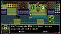 Speak to the frog after and pay the fee to move them to Ossex for later.