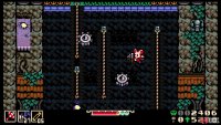 Using the sidearm, you have to do a perilous climb, with turrets, ropes and moving gears.