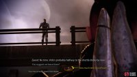 “You suggest we leave them“ is the Paragon option, whilst “You must really want him dead” is the Renegade option