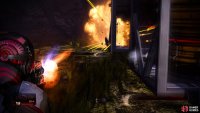 After defeating the vorcha and krogan infesting the area, trigger some exposions,