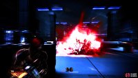 During the fight, Wasea will use biotics to toss toxin canisters at you, which can force you out of cover and complicate the fight - the sooner she dies, the better.