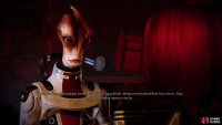 then talk to Mordin, who won’t join you without conditions… but he does give you a new handgun.