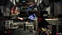 Use Overload to strip the YMIR Mechs of their shields,