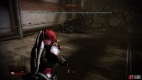 Be sure to search bodies when you arrive (unlike in the image provided), as one will yield a Shotgun Damage research project.
