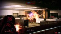 As you work your way through the quarian ship, you’ll have to fight numerous geth - including elusive Geth Hunters.