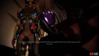 You’ll get a chance to console Tali via a Paragon interrupt,