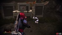 Detonate a mech to clear an obstruction,