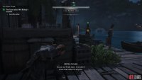 Seek out intel near the docks, either by pulling info of notice boards, or snooping on conversations,