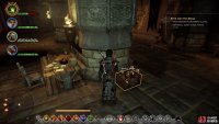 Be sure to replenish your potions from the supply cache before moving along the battlements.