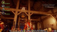 You’ll need to jump a few times while selecting the statuette in the kitchen to reach it.