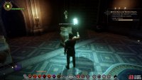 Use the torch to light the urns in the correct order.