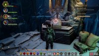 Inspect the rune in the first room down the stairs in the main hallway for a codex entry.