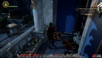 Walk along the balcony to the south west to find a chest.