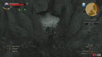 Use Aard to destroy a wall,