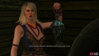 She’ll at length ask Geralt to investigate Fyke Isle in her stead, giving you a Magic Lamp and Xenovox for the task.