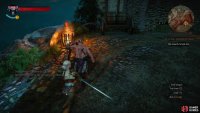 Outside a gate atop the hill you’ll find a mob of Whoreson’s men who need to be killed - headhunt the archers and the rest are relatively easy.
