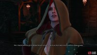 Meet Triss by the Eternal Fire shrine and she’ll explain her plan.