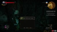 Despite complaining about the stench of Ghouls in the cave, you won’t find anything besides mushrooms and corpses within… and a chest containing the diagram you seek.