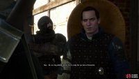 Having found out you’re a Witcher, Ronvid next awaits you northwest of the Golden Sturgeon in Novigrad - and this time he has friends.