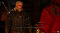 After a good dunking the Bloody Baron will tell you the full story behind his family’s flight - take the opportunity to put this quest on pause long enough to save your game.