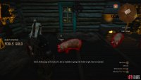 At Yontek’s prompting, use your Witcher senses and examine the pigs,