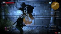 Use Aard to knock down a wall,