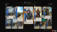 defeat the dwarf to win the Vesemir card.