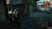 Find a halfling merchant standing around along the northwestern edge of Novigrad.