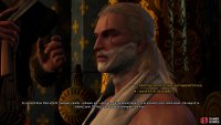 If you choose to simulate a Witcher 2 save, Morvran Voorhis will question you throughly about the events of The Witcher 2, allowing you to determin Aryan’s fate,