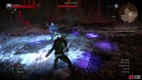 You will have to use Yrden and Aard together to expel the Red Miasma from Reinald.