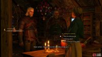 Talk to the innkeeper in White Orchard and, if you didn’t extort the merchant following the Griffin attack, she’ll give you some Roasted Chicken Legs.
