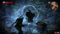 Smash a weak wall with Aard,