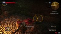 After escaping the rat pit you’ll find a desiccated corpse,