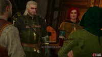 Meet Triss at her hideout and scare off her landlords or let them extort Triss.