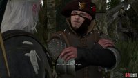 If the quest “Redania’s Most Wanted” is active you’ll need to talk to some Witch Hunters at Est Tayiar.