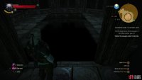 Once done the floor will move, revealing a pit.