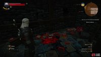 then examine a corpse and some letters on the ground.