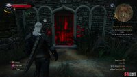 then use Aard to blast open the door to the chapel.