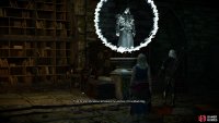 Explore the eastern edge of the chamber where you fought Nithral to find a third projection.