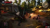 Kill the six bandits occupying the large camp - the shield-bearing leader is best dispatched with counterattacks,