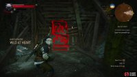 then head under the cabin to find a door blocking a cave. Use Aard to clear the way.