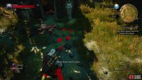 then use your Witcher senses to find some tracks leading to the southwestern edge of the cemetery.